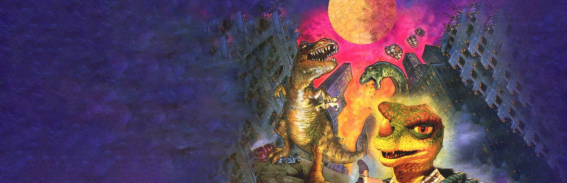 Artwork of Zombie Dinos From Planet Zeltoid