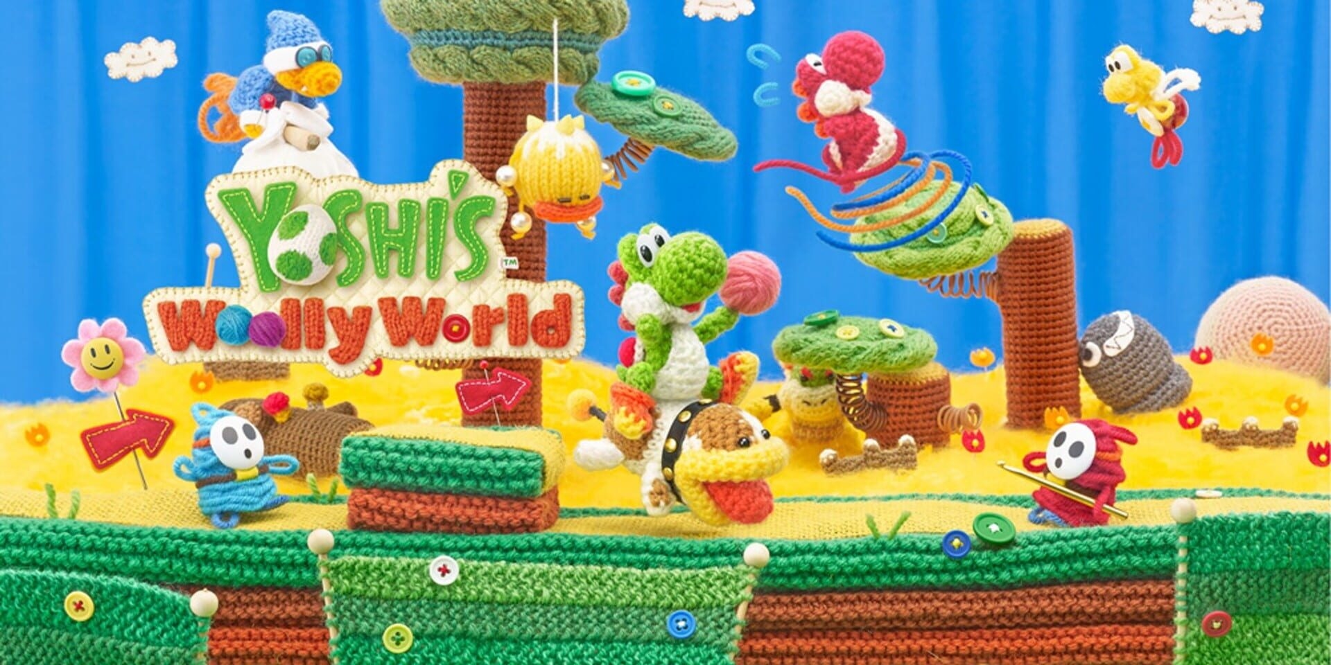 Artwork of Yoshi's Woolly World