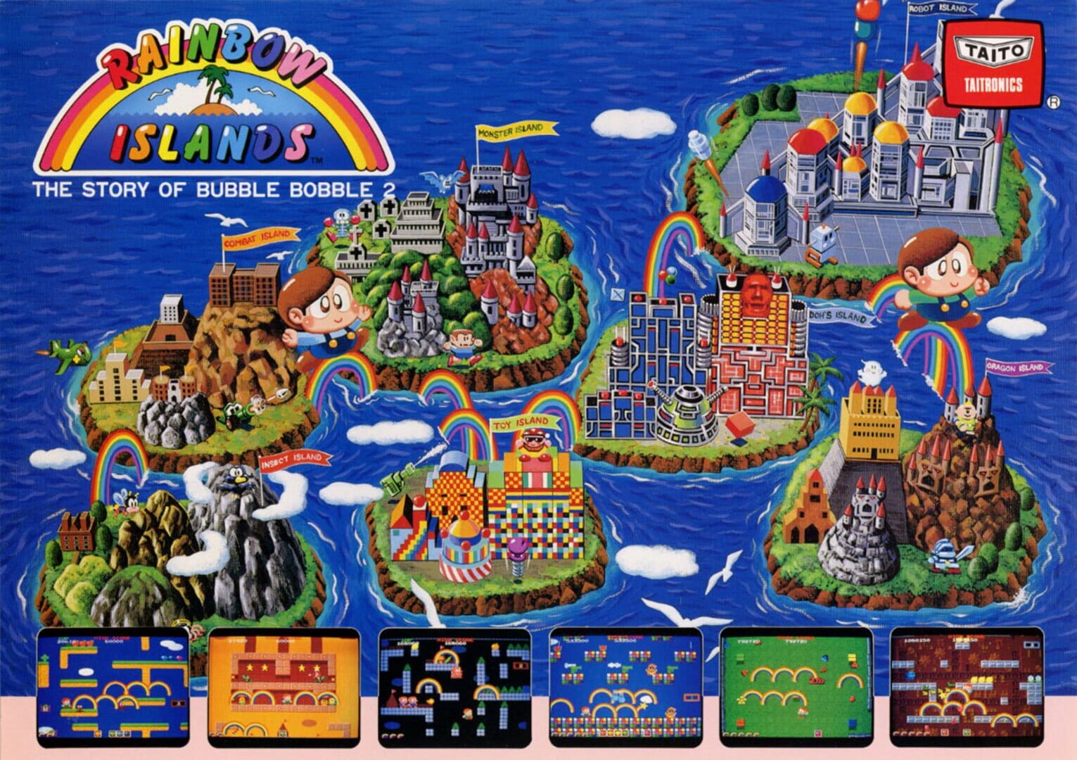 Artwork of Rainbow Islands: The Story of Bubble Bobble 2