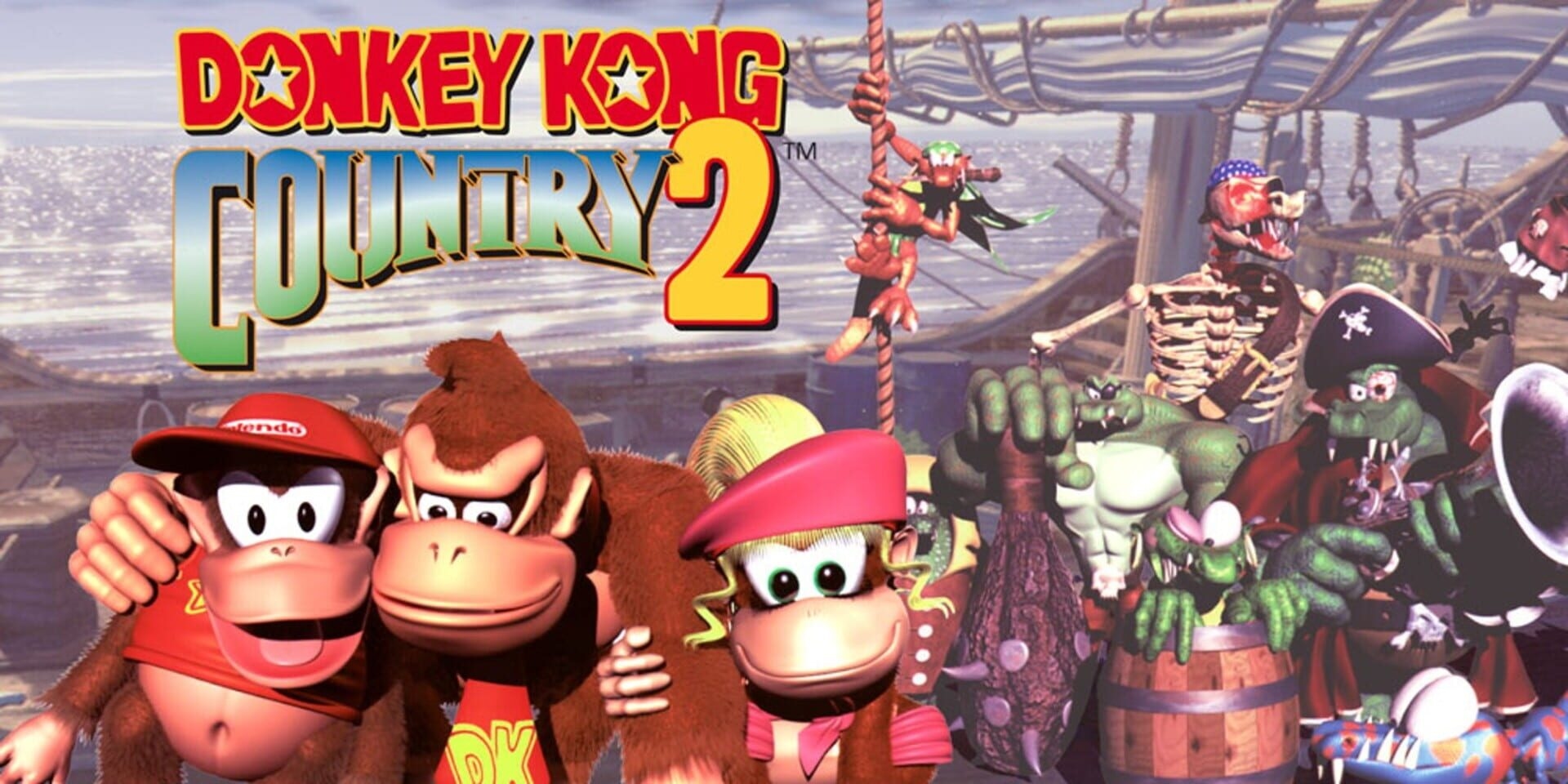 Artwork of Donkey Kong Country 2: Diddy's Kong Quest