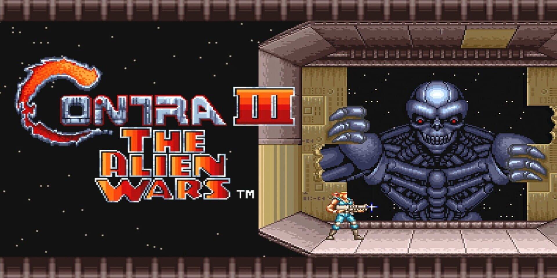 Artwork of Contra III: The Alien Wars