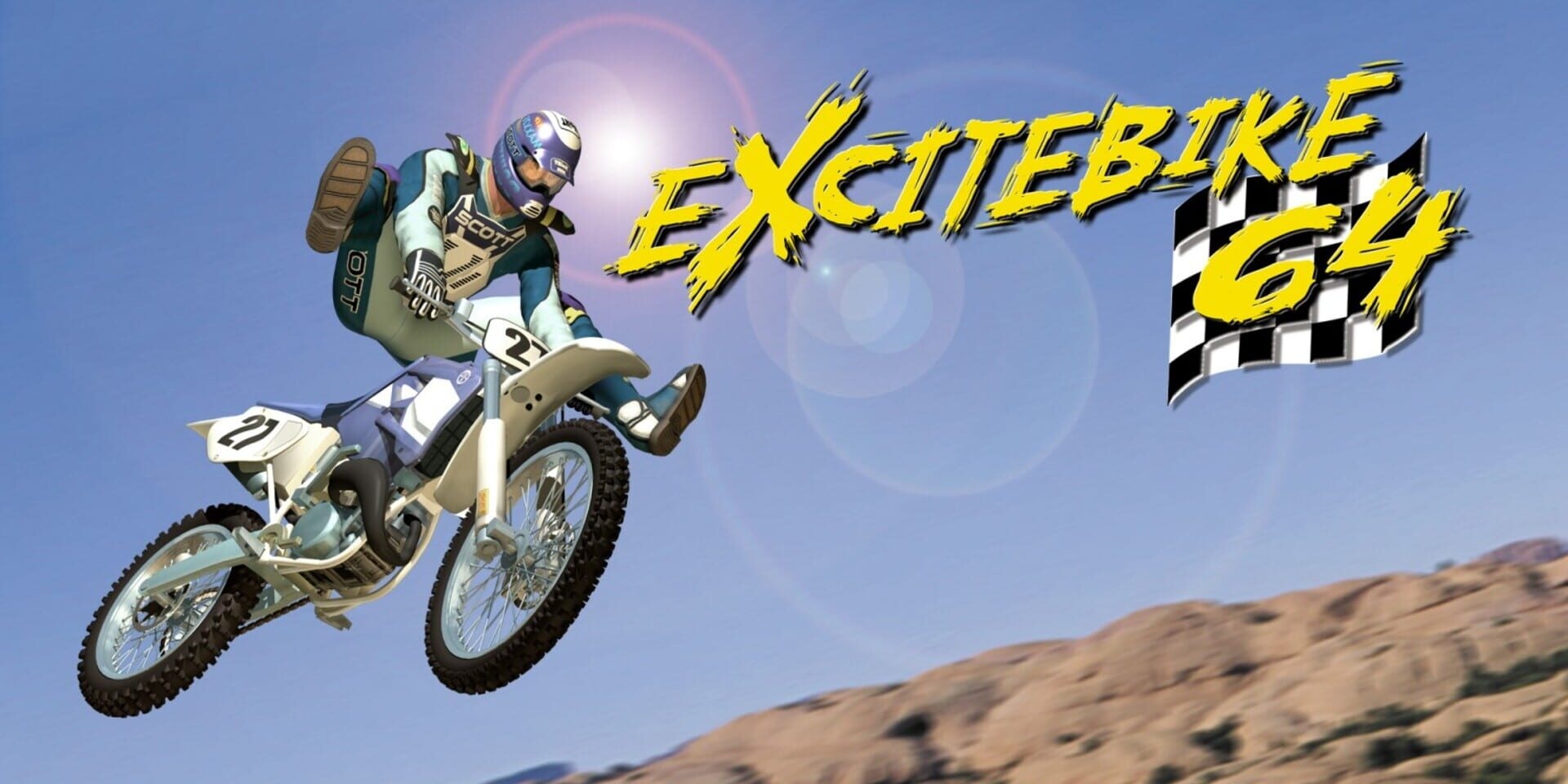 Artwork of Excitebike 64