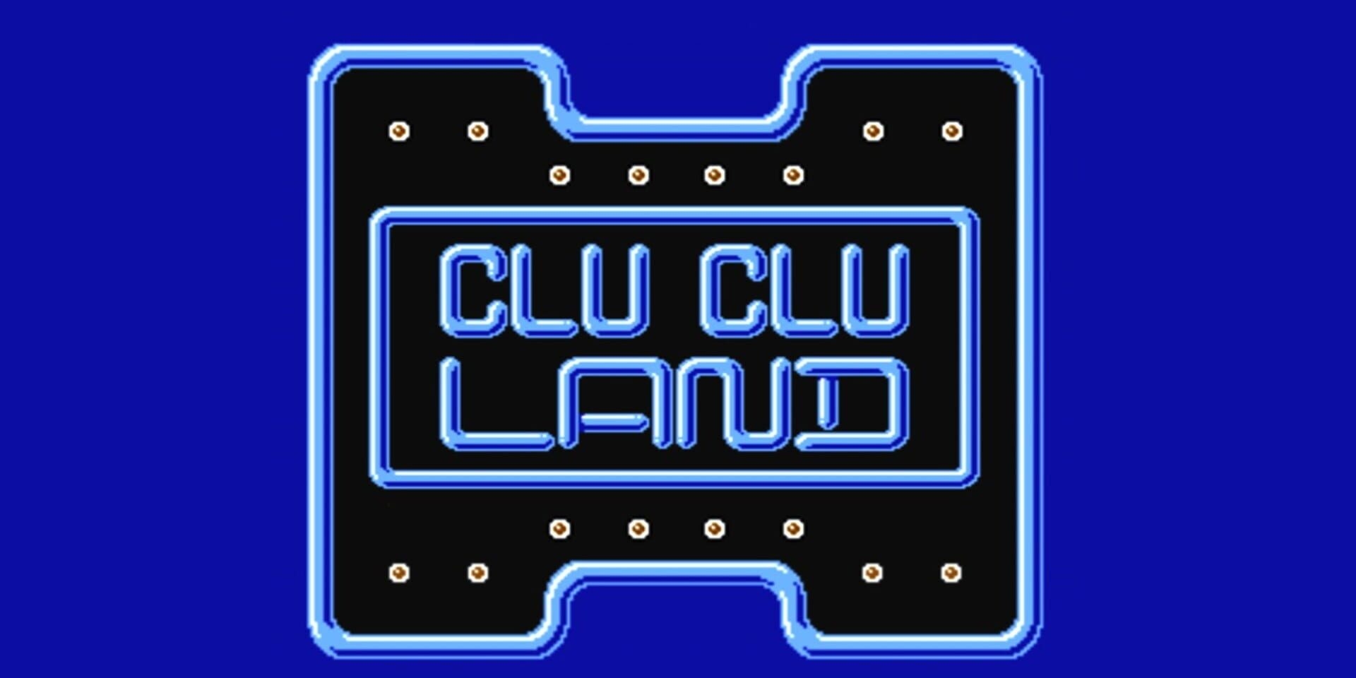 Artwork of Clu Clu Land