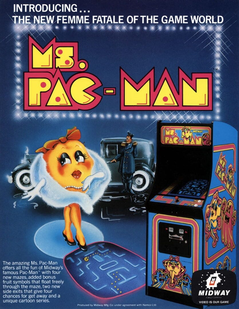 Artwork of Ms. Pac-Man