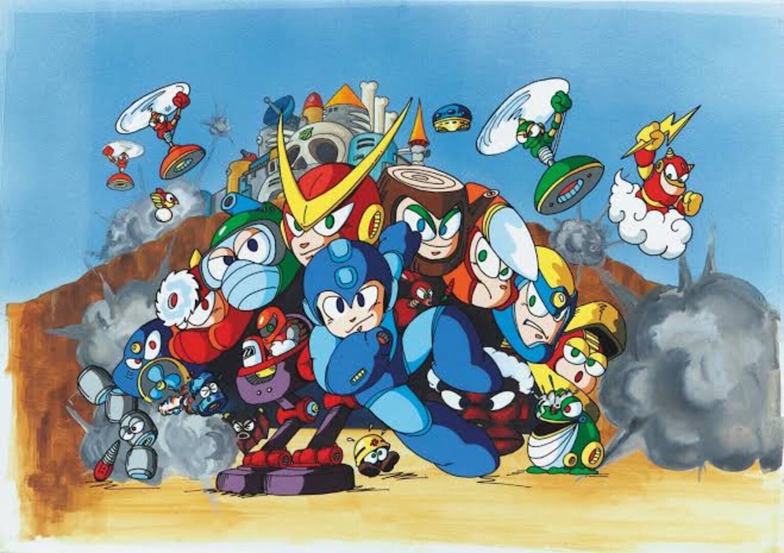 Artwork of Mega Man 2