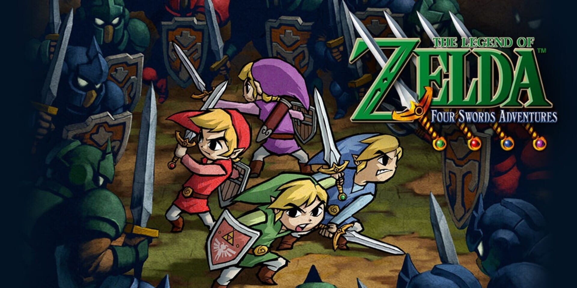 Artwork of The Legend of Zelda: Four Swords Adventures