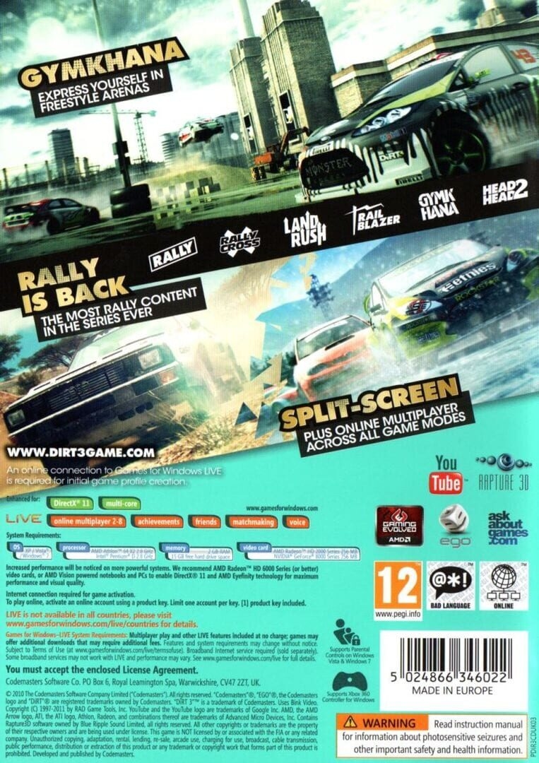 Artwork of Dirt 3