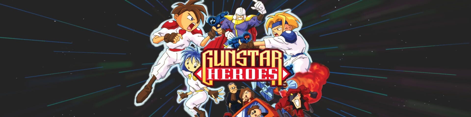 Artwork of Gunstar Heroes