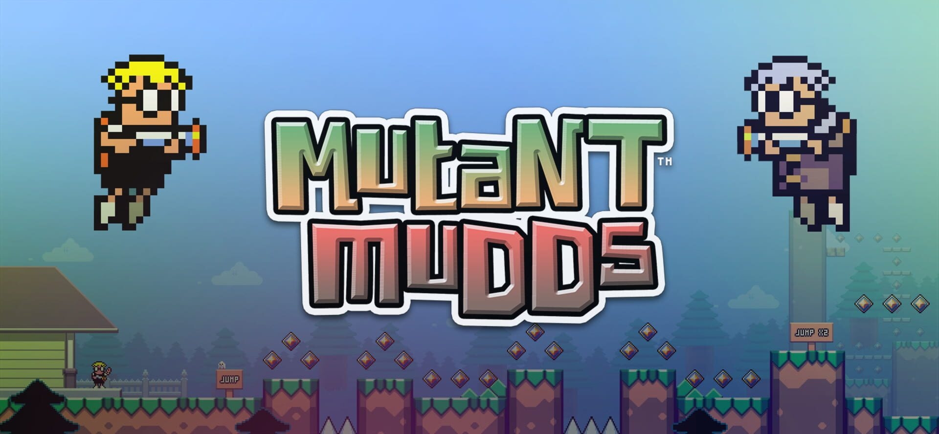 Artwork of Mutant Mudds Deluxe