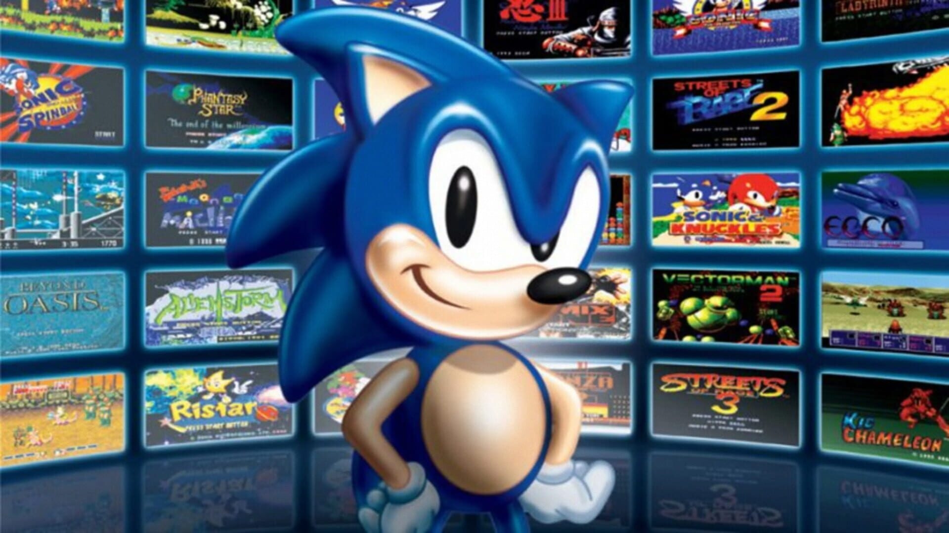 Artwork of Sonic's Ultimate Genesis Collection