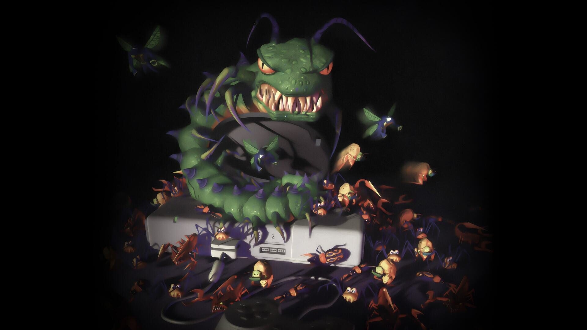 Artwork of Centipede