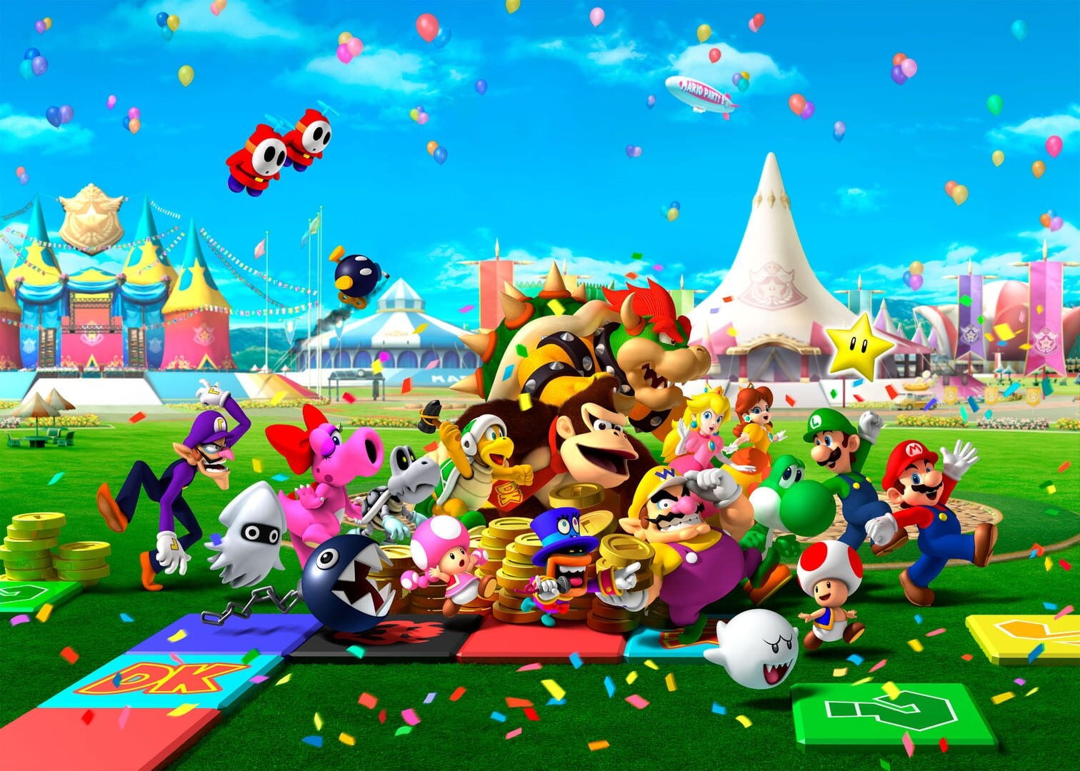 Artwork of Mario Party 8