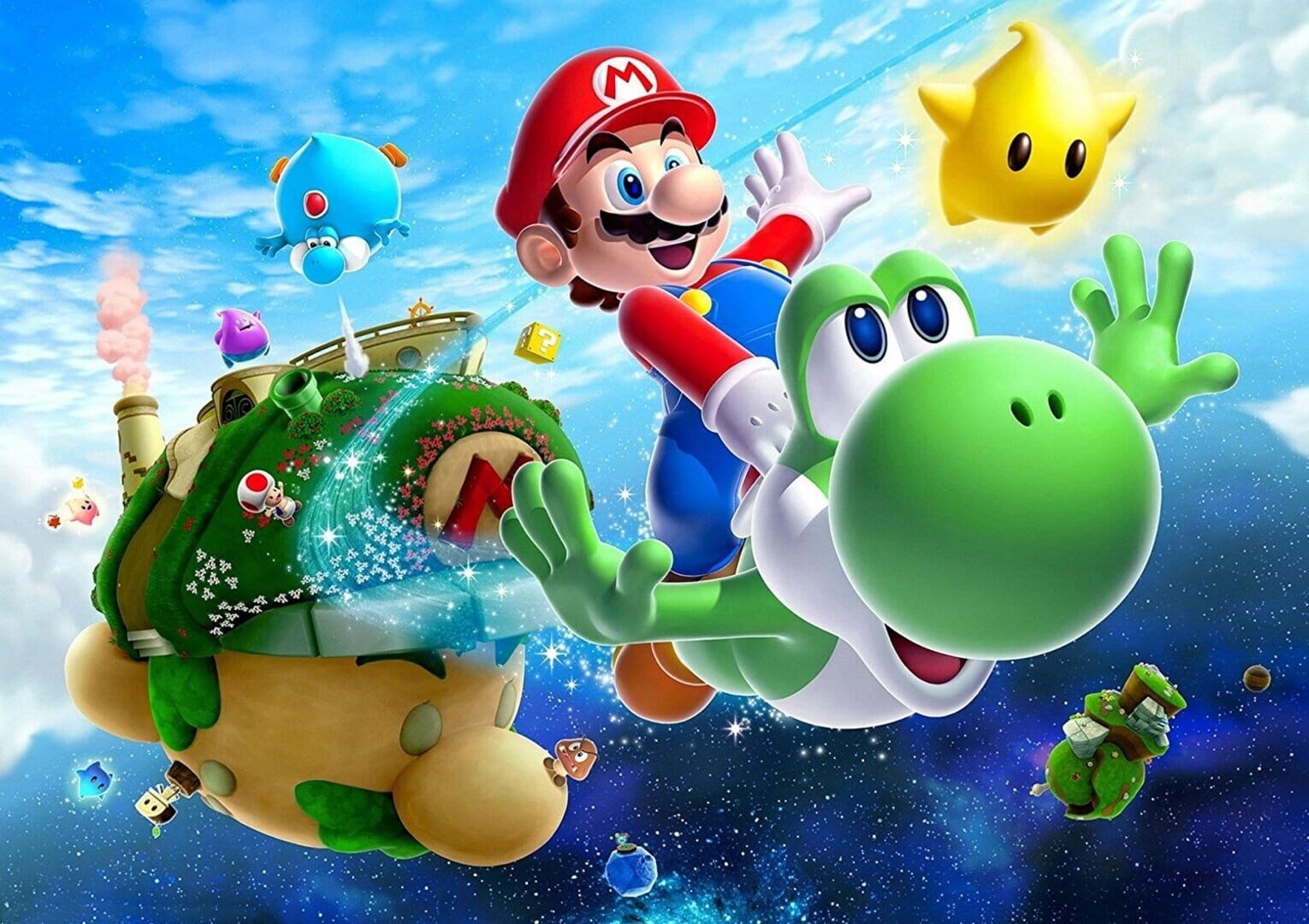 Artwork of Super Mario Galaxy 2