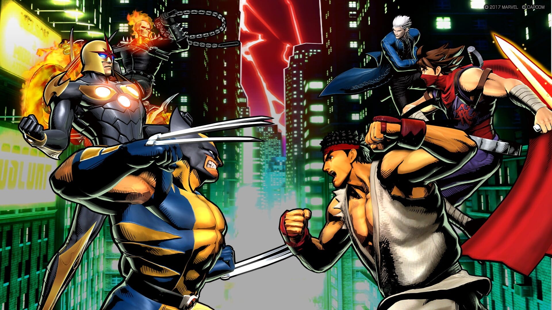 Artwork of Ultimate Marvel vs. Capcom 3