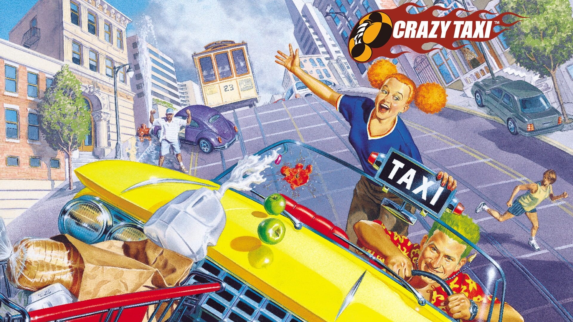 Artwork of Crazy Taxi