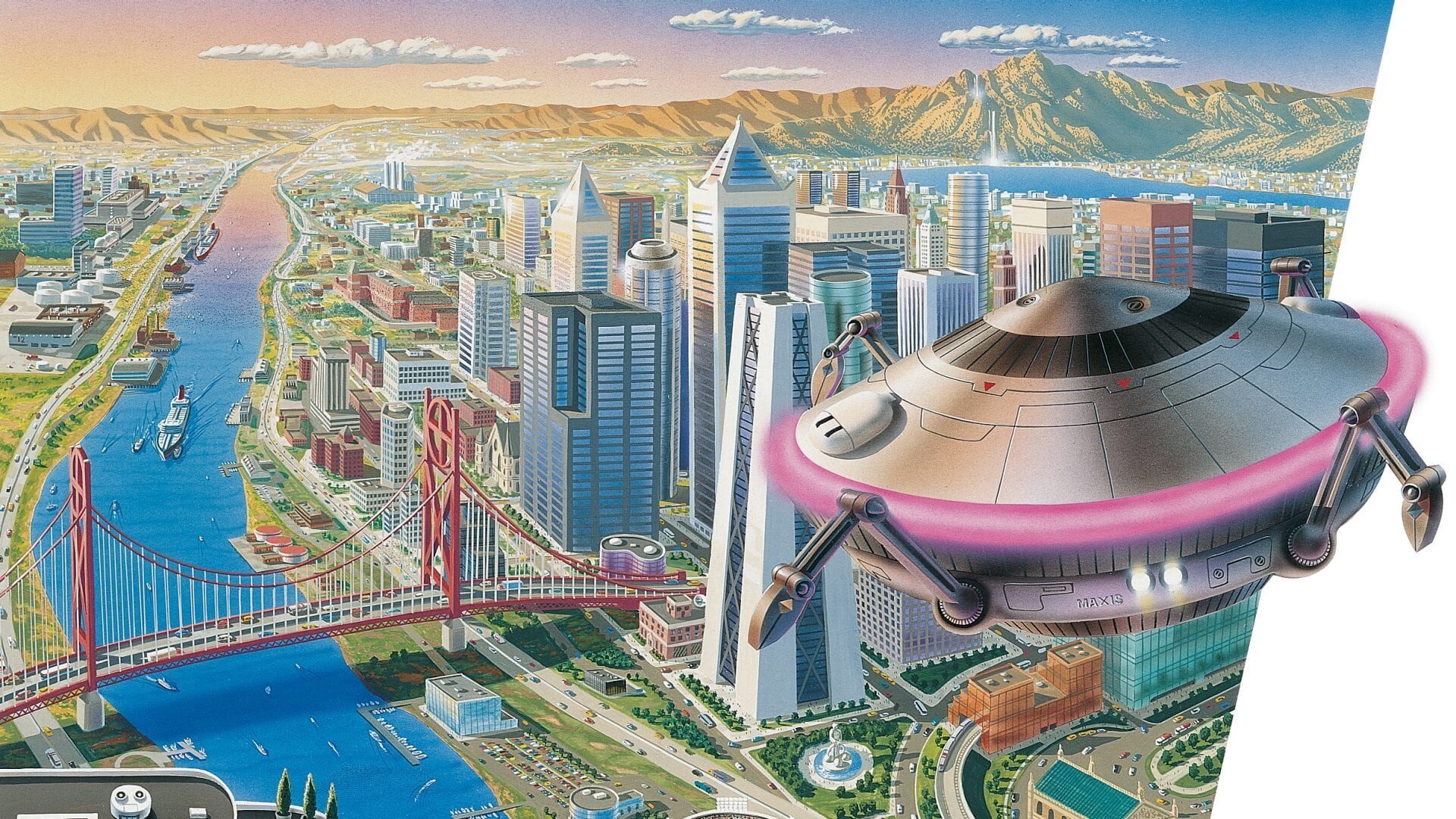 Artwork of SimCity 2000