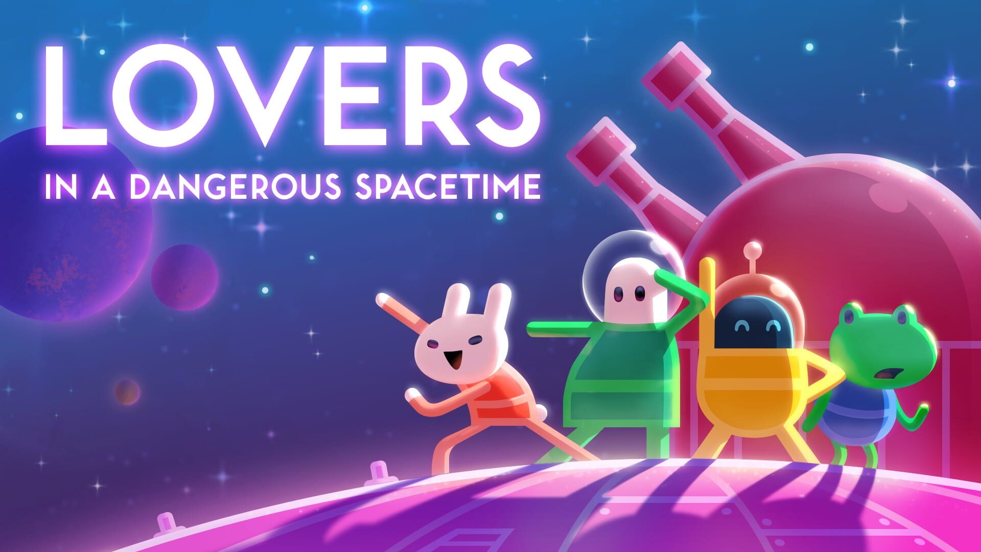 Artwork of Lovers in a Dangerous Spacetime