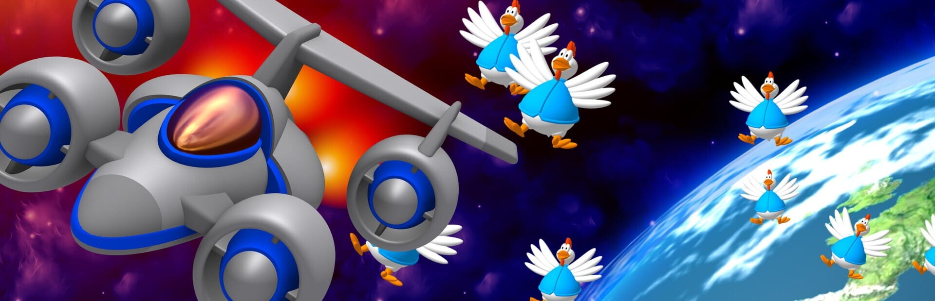 Artwork of Chicken Invaders 2: The Next Wave