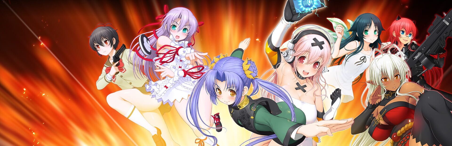 Artwork of Nitroplus Blasterz: Heroines Infinite Duel