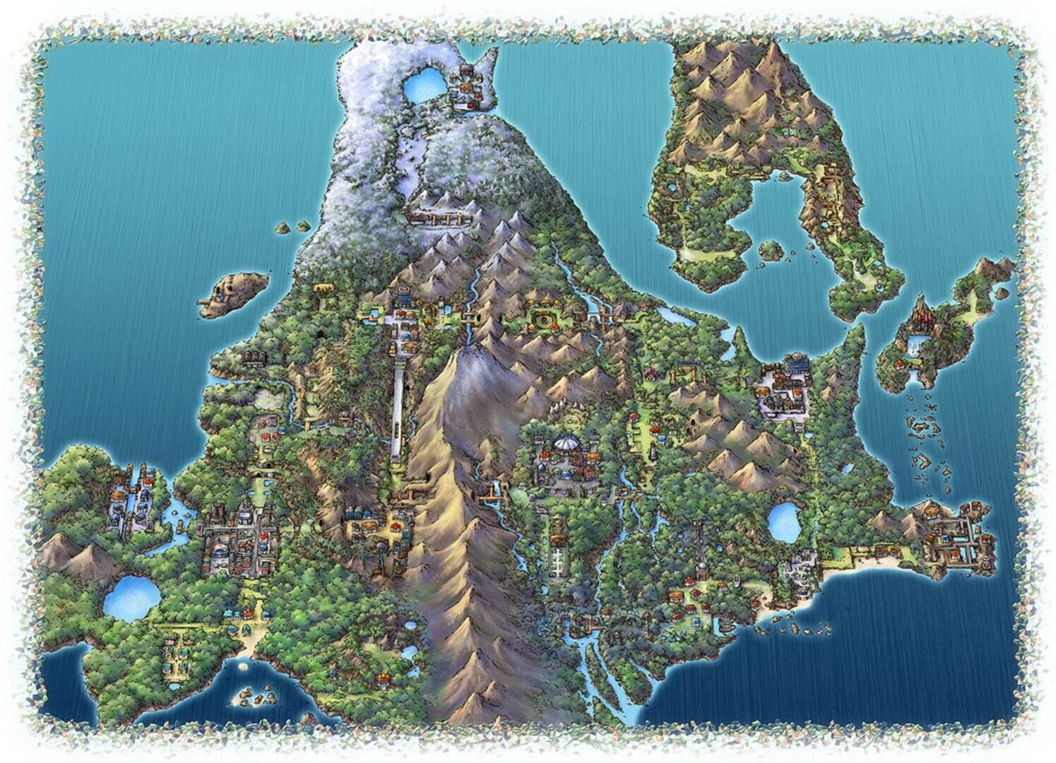 Artwork of Pokémon Diamond Version