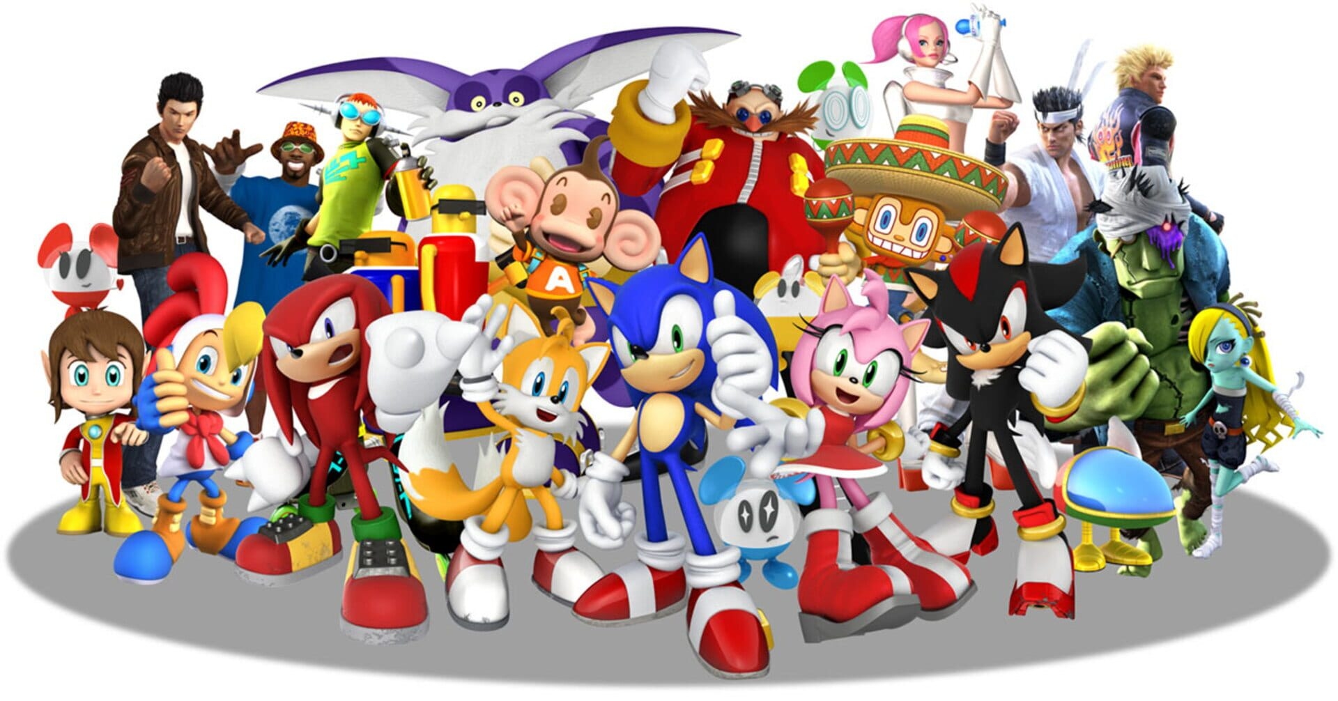 Artwork of Sonic & Sega All-Stars Racing