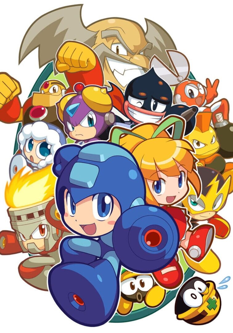Artwork of Mega Man Powered Up
