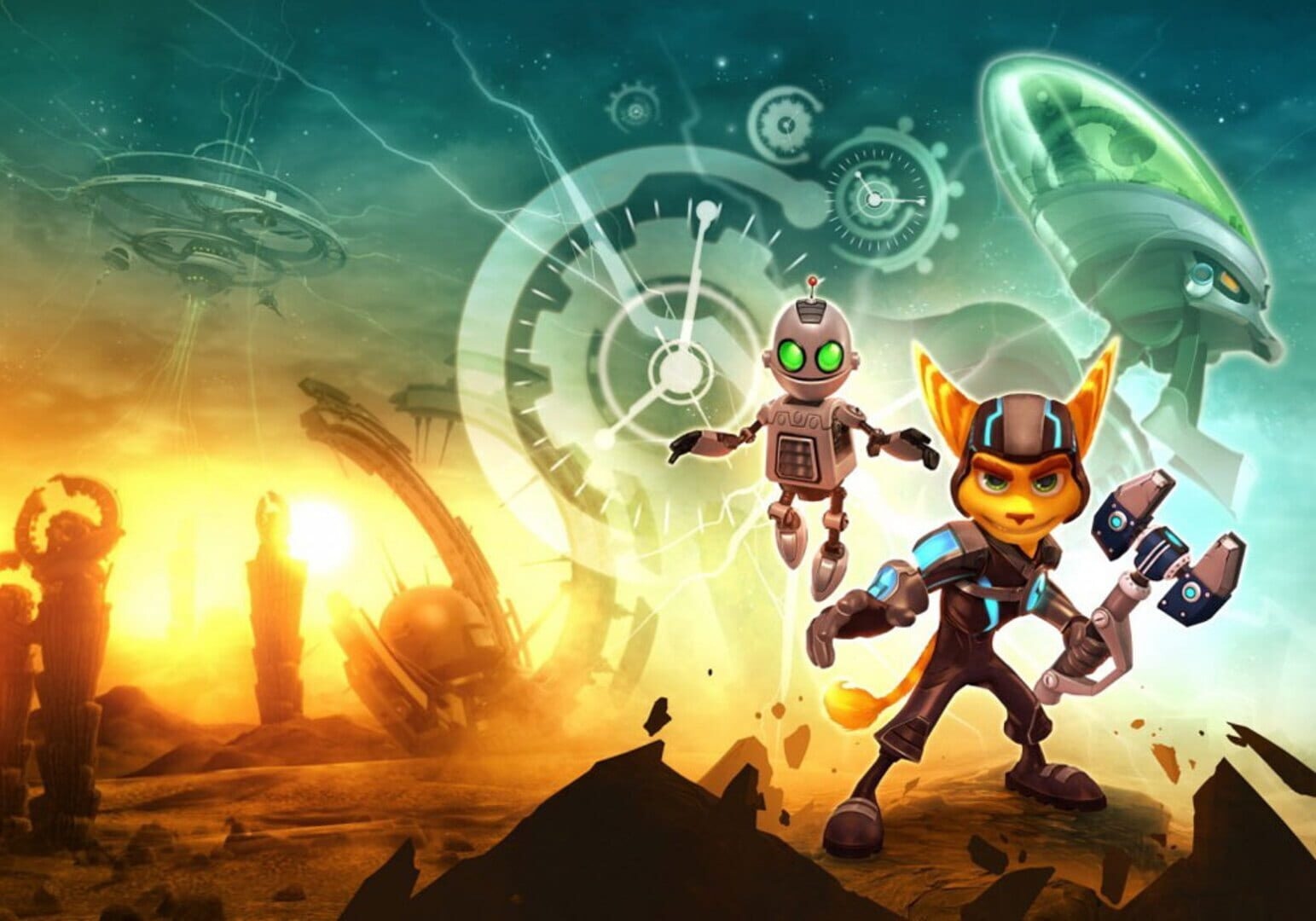 Artwork of Ratchet & Clank Future: A Crack in Time