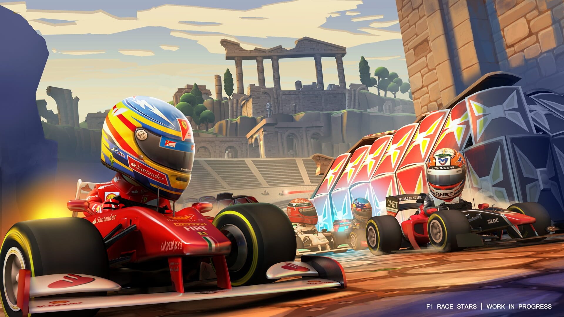 Artwork of F1 Race Stars