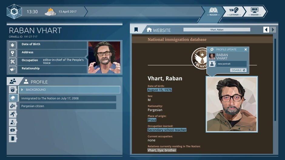 Screenshot Orwell: Ignorance is Strength