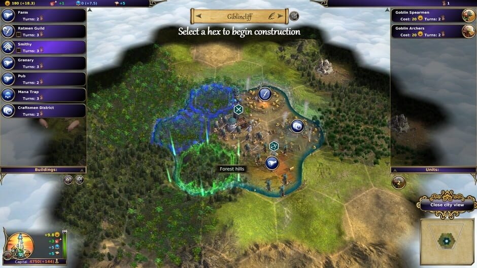 Screenshot Warlock: Master of the Arcane