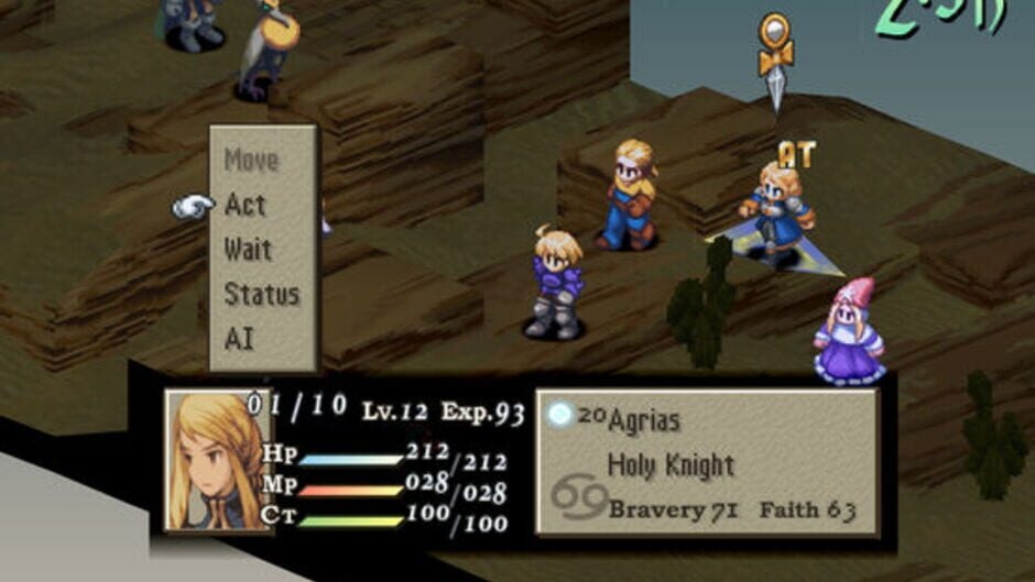 Screenshot Final Fantasy Tactics: The War of the Lions