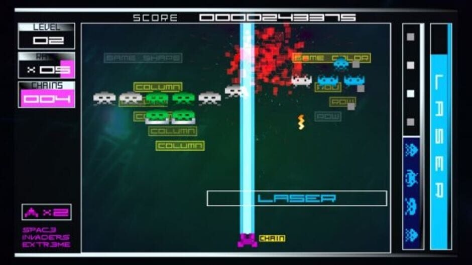 Screenshot Space Invaders Extreme