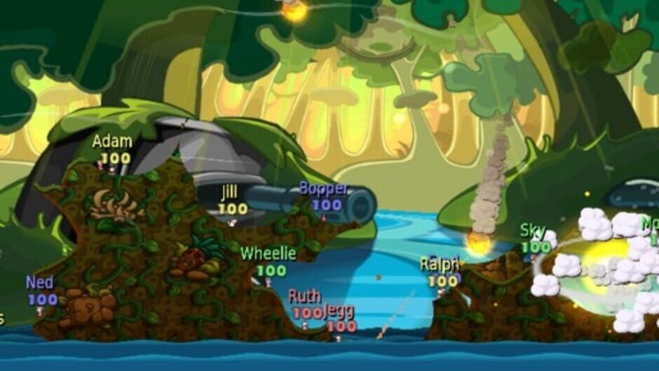 Screenshot Worms: Battle Islands