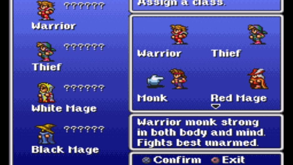 Screenshot Final Fantasy Origins