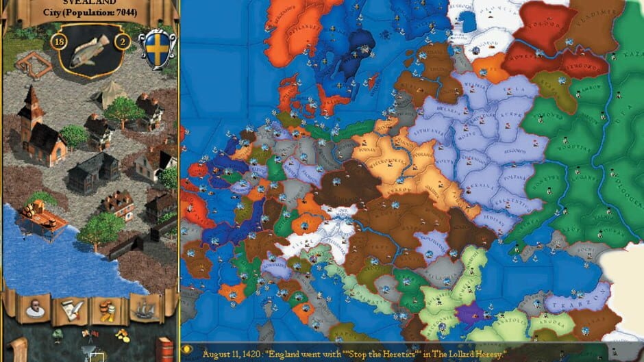Screenshot Europa Universalis II