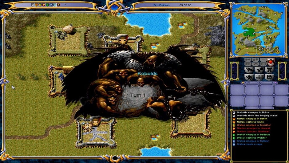 Screenshot Warlords III: Darklords Rising