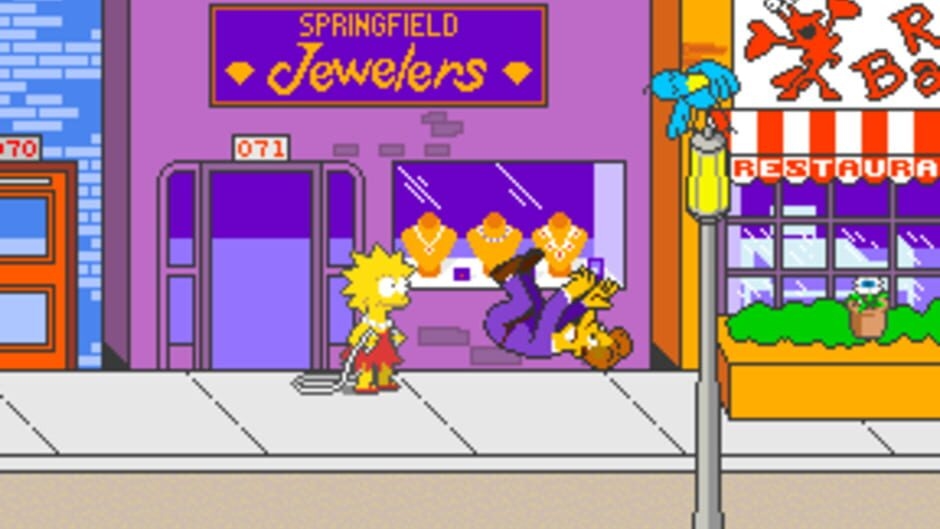 Screenshot The Simpsons Arcade Game