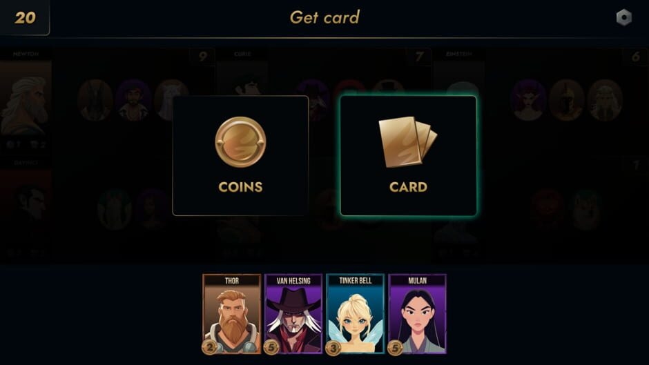 Screenshot FFA Cards
