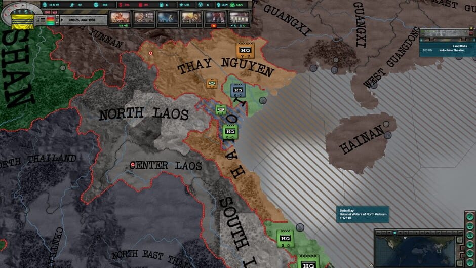 Screenshot East vs. West: A Hearts of Iron Game