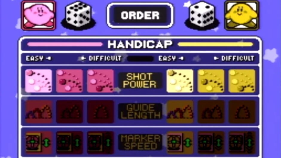 Screenshot Kirby's Dream Course