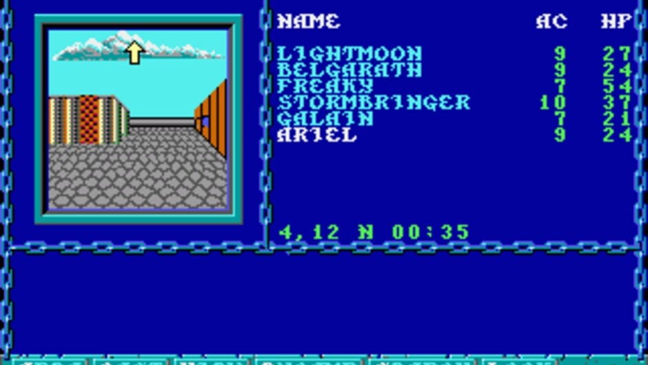 Screenshot Curse of the Azure Bonds