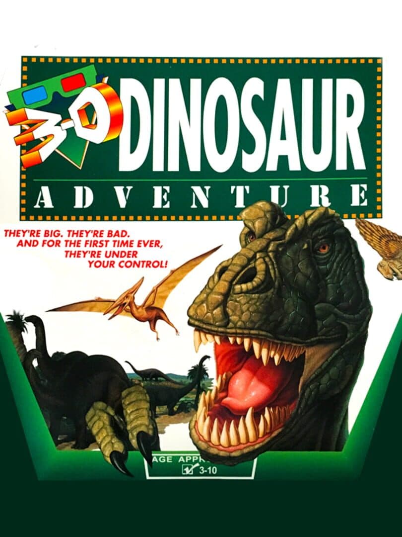 Cover of 3-D Dinosaur Adventure