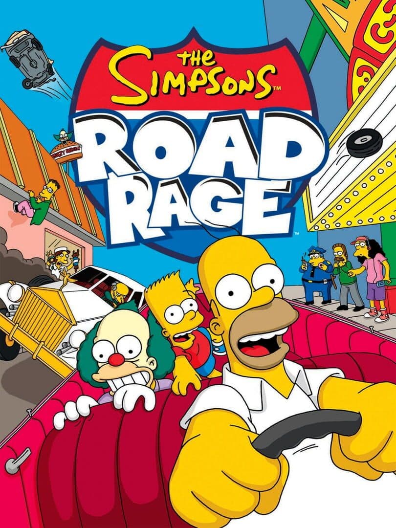 Cover of The Simpsons: Road Rage