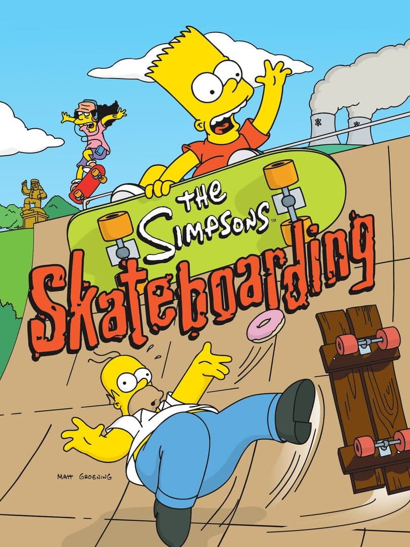 Cover of The Simpsons Skateboarding