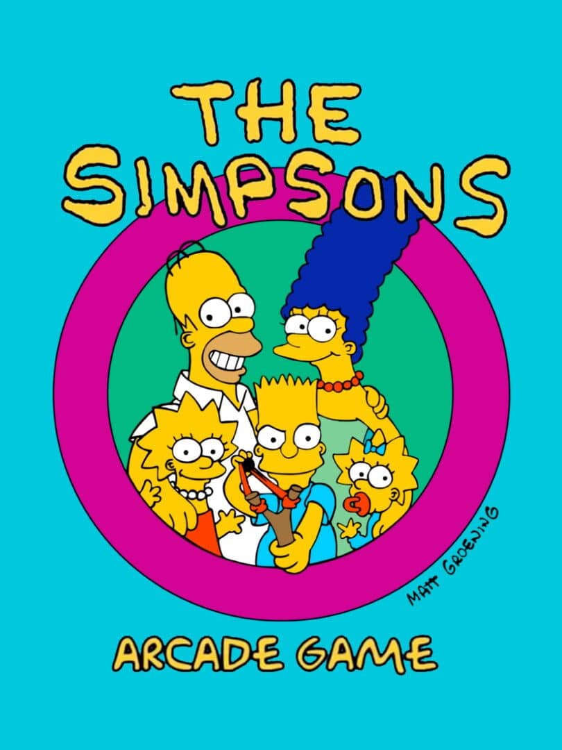 Cover of The Simpsons Arcade Game