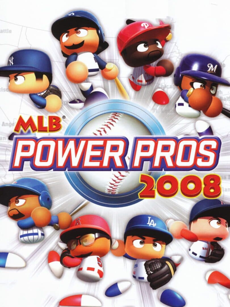 Cover of MLB Power Pros 2008