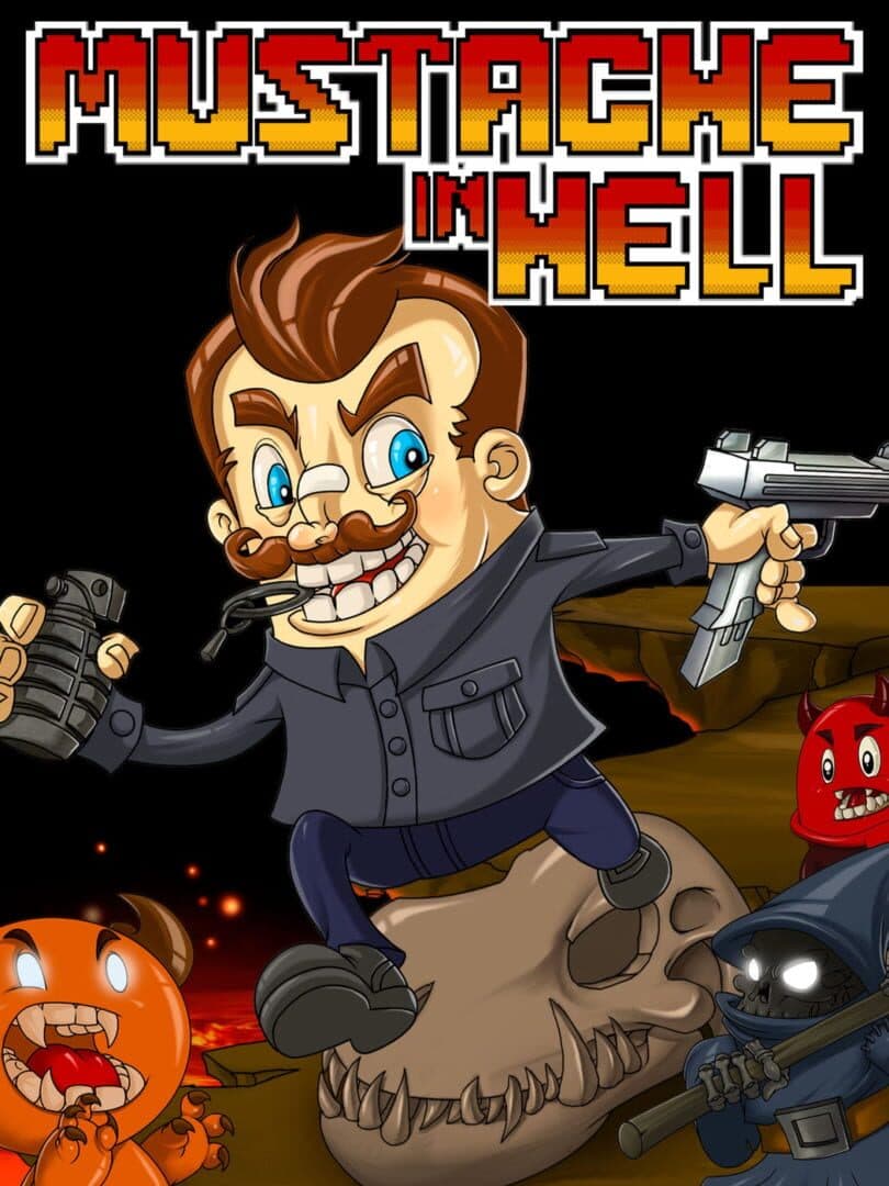 Cover of Mustache in Hell