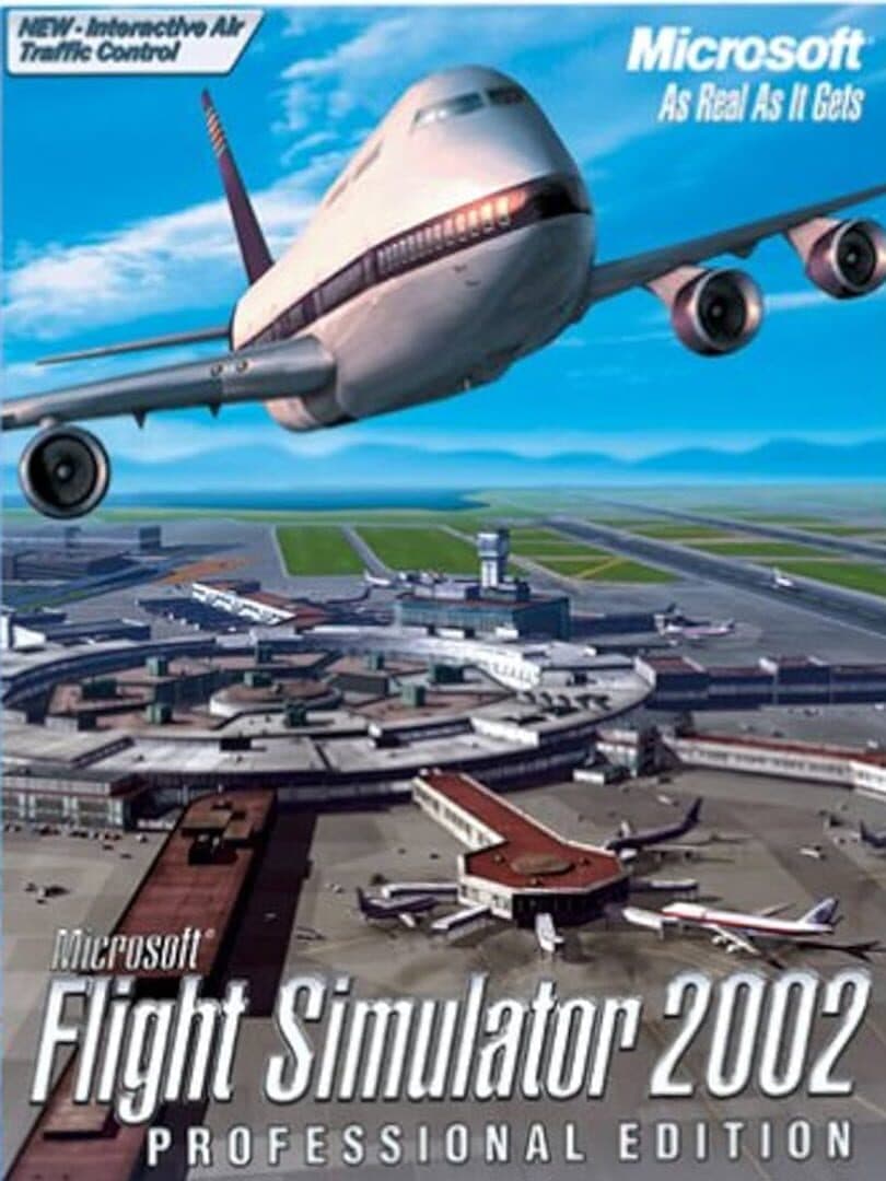 Cover of Microsoft Flight Simulator 2002: Professional Edition