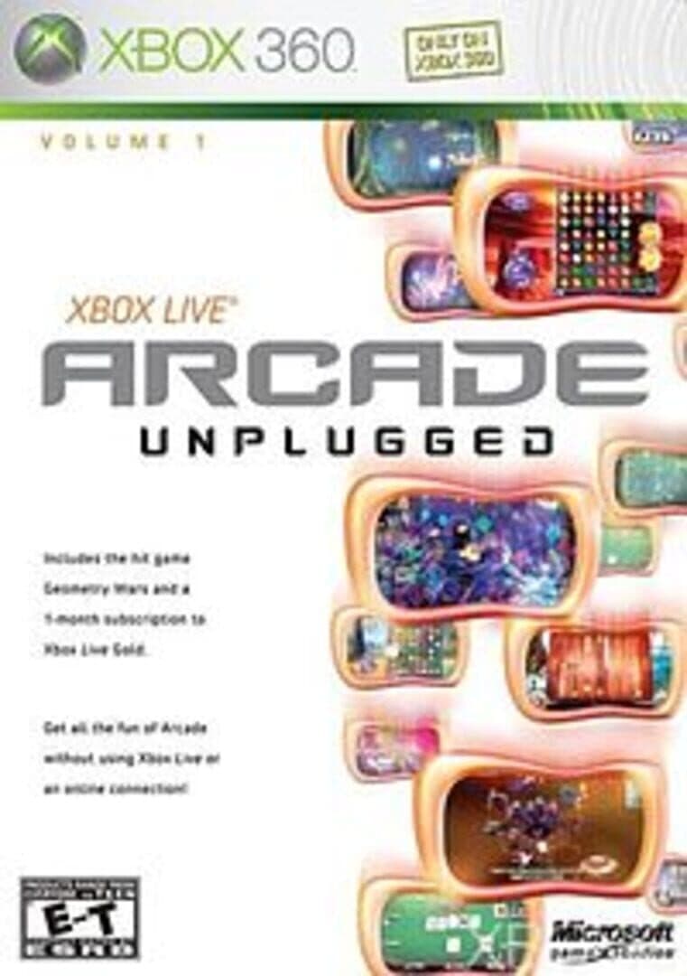 Cover of Xbox Live Arcade Unplugged: Volume 1