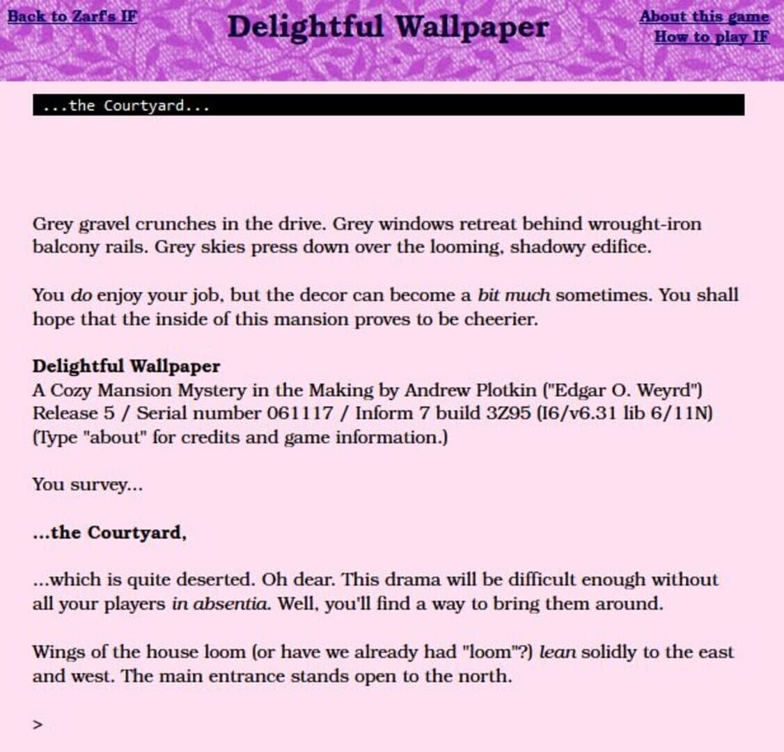 Cover of Delightful Wallpaper